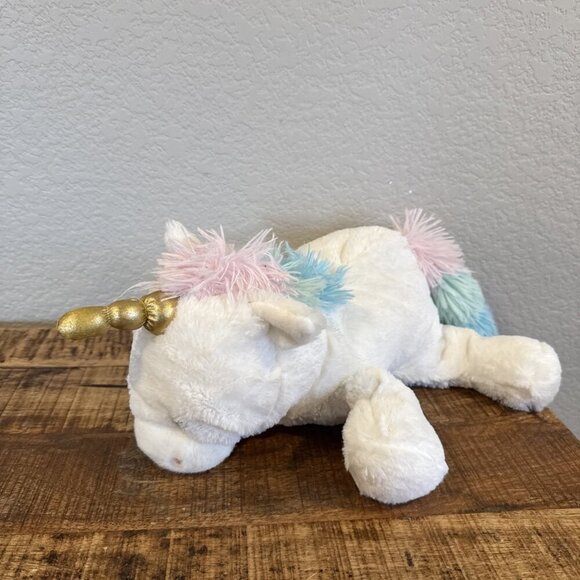 Gund White Unicorn Plush Rainbow Stuffed Animal Toy Floppy 20120393 - Picture 9 of 11